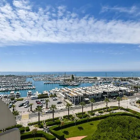 Le Seventies - Vue Port - Parking Prive - Etage Eleve - Pyramide Appartement La Grande-Motte Buitenkant foto